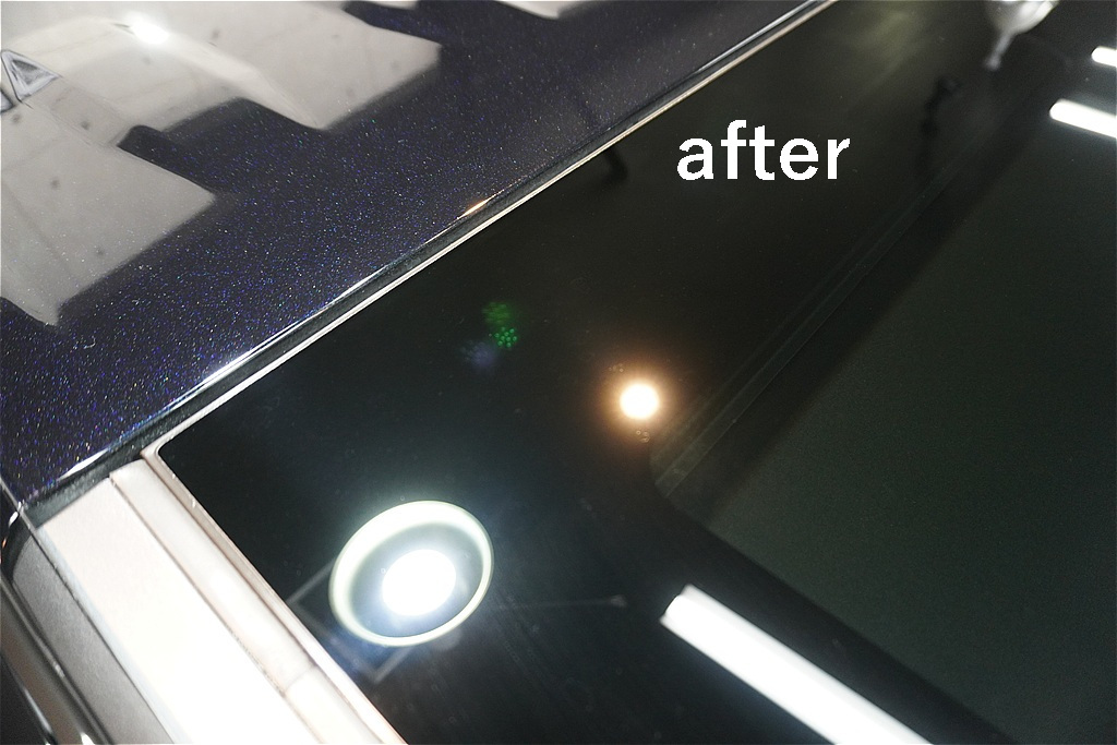 仙台でRAV4のコーティングなら。施工前後の比較画像で一目瞭然な、未塗装樹脂パーツの黒々とした質感と圧倒的な保護性能。