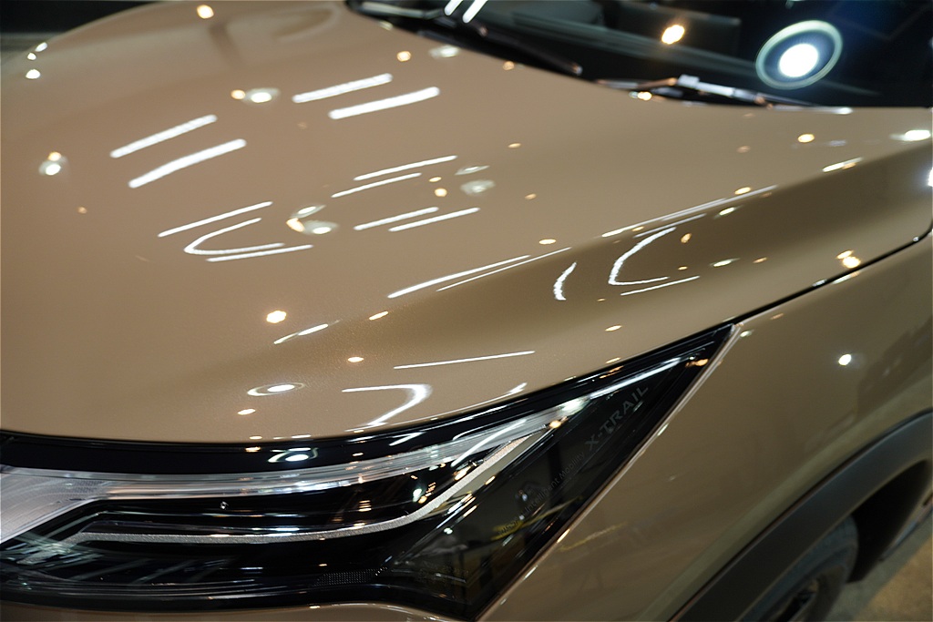 リボルト仙台で施工した日産エクストレイルのガラスコーティング完了写真