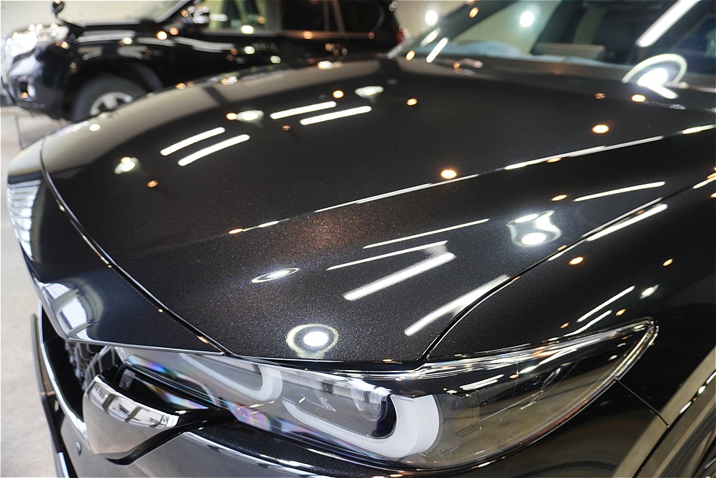 リボルト仙台によるCX-5施工。強固な完全硬化型ガラス被膜が、東北の厳しい環境下でも大切な愛車の塗装面を紫外線や汚れから守り抜きます。