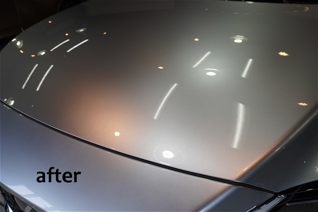 仙台のプロショップによるレクサスRX施工。進化したスピンドルボディから細部まで、ガラス被膜でコーティングし、究極の防汚性能を発揮。